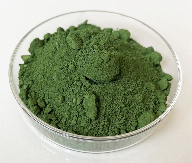 氧化鉻綠無(wú)機(jī)顏料色粉實(shí)拍圖