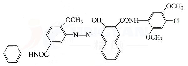 顏料紅146分子結(jié)構(gòu)圖