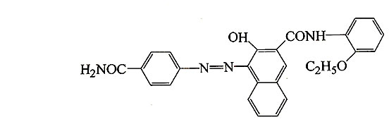 顏料紅170分子結(jié)構(gòu)圖