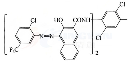 顏料紅242分子結構圖