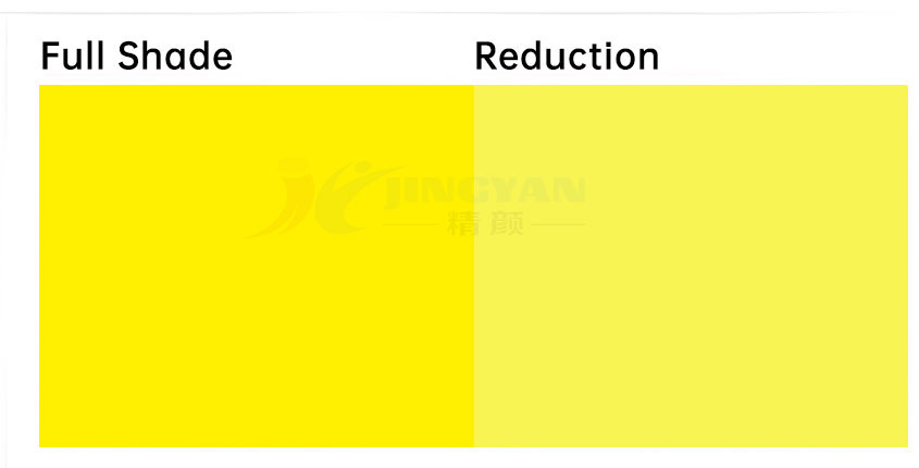 苯并咪唑酮顏料黃PY151顏色示意圖