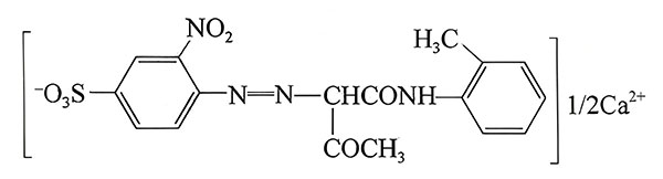 顏料黃62分子結(jié)構(gòu)圖