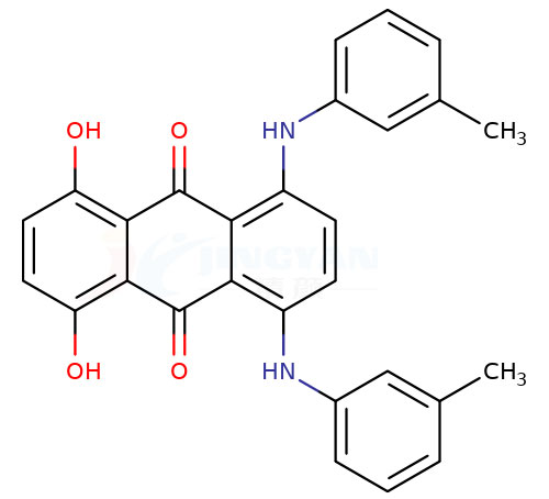 溶劑綠28化學(xué)分子結(jié)構(gòu)圖