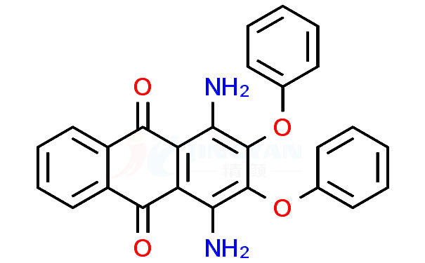 溶劑紫59分子結(jié)構(gòu)圖