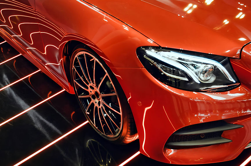 高性能紅色有機顏料用于汽車涂料