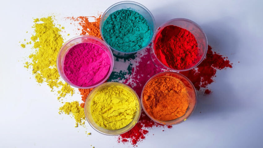 有機顏料實拍圖