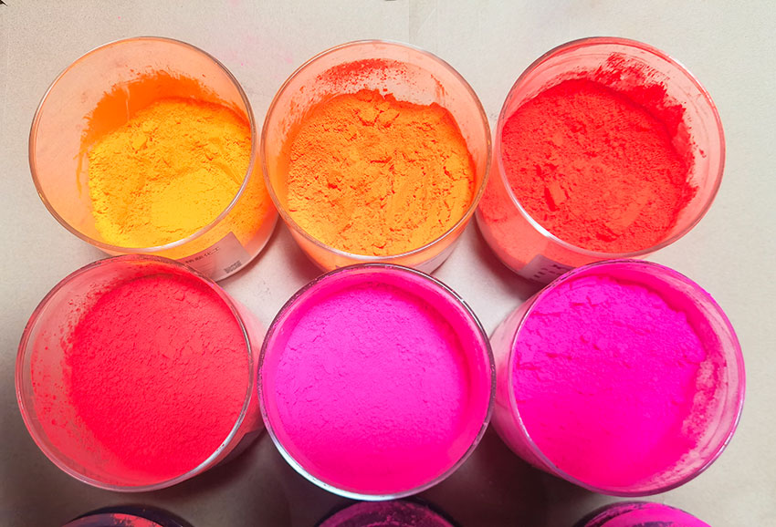 潤(rùn)巴DC系列熒光顏料色粉實(shí)拍圖